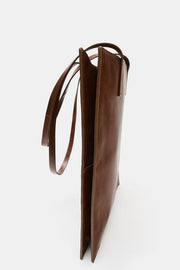 Cabas porté épaule en cuir